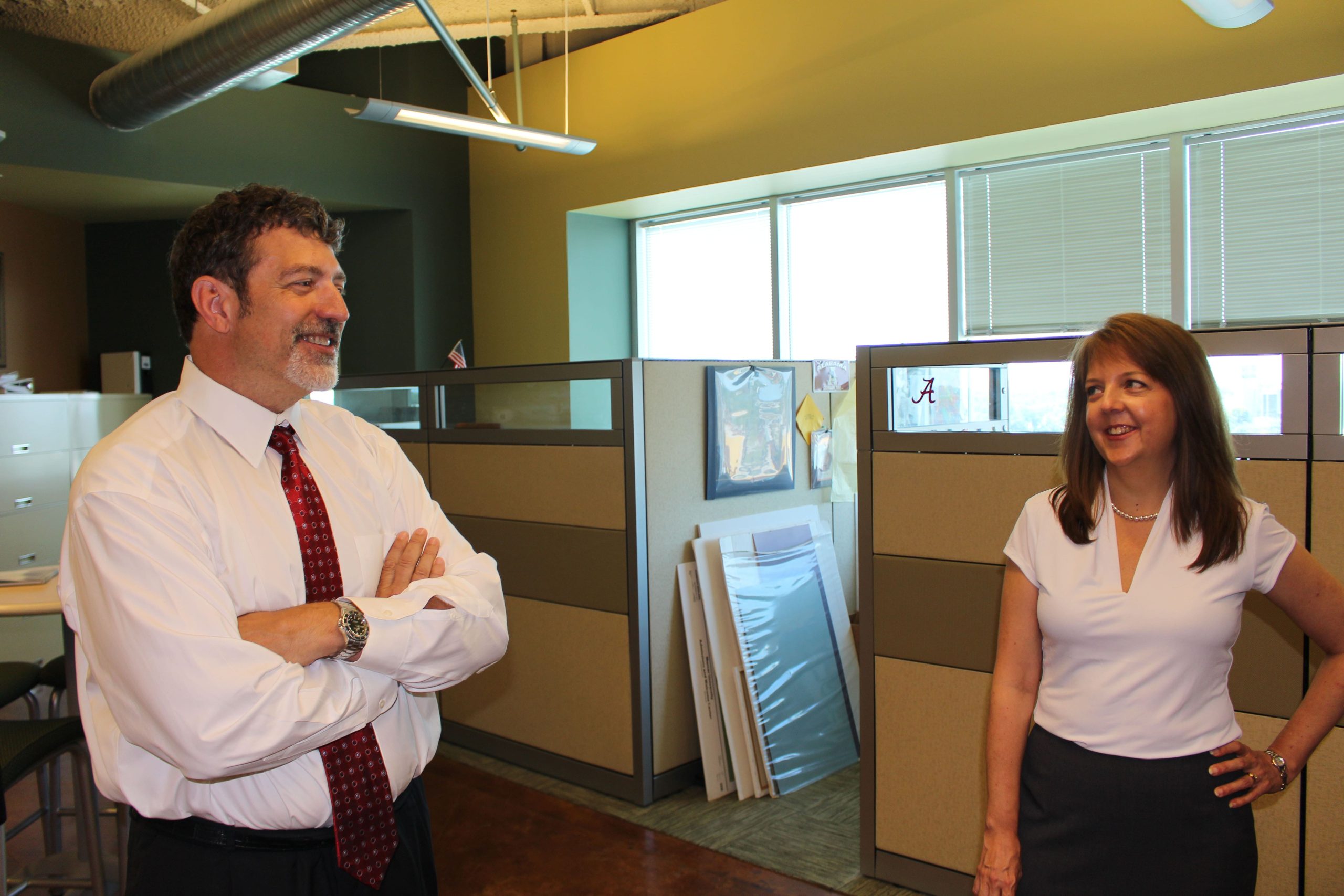 Wesley Boyer at the office